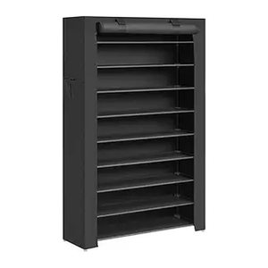 VASAGLE Schuhbank LBS74X braun, schwarz Holz 80,0 cm