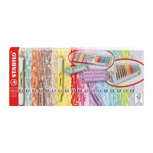 STABILO swing cool NatureCOLORS Textmarker farbsortiert, 18 St.