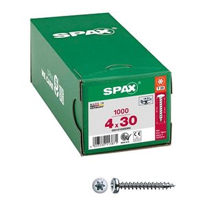 SPAX® Universalschrauben T20 Halbrundkopf WIROX 0201010400305 4 mm x 30 mm, 1.000 St.