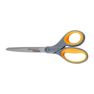 WESTCOTT Papierschere TITANIUM Nitride grau-gelb 23,0 cm