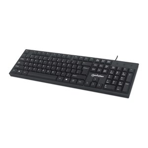 MANHATTAN USB-Tastatur schwarz