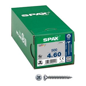 SPAX® Universalschrauben Z2 Senkkopf WIROX 1081010400605 4 mm x 60 mm, 500 St.