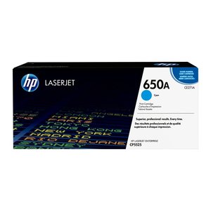 HP 650A (CE271A) cyan Tonerkartusche
