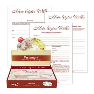 RNK-Verlag Testament Formulare 2812, 1 St.