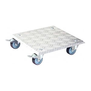 WAGNER® design yourself Pflanzenroller GH 7004 Metall silber quadratisch 28,0 x 28,0 x 7,1 cm, 1 St.