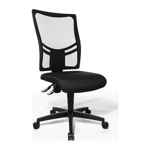 Topstar Bürostuhl Net Point 10, NX200 G20 Stoff schwarz, Gestell schwarz