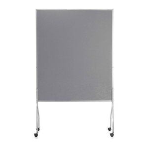 rocada Trennwand 8100V22, grau 122,0 x 196,0 cm mit Rollen, 1 St.