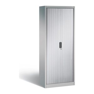 CP Omnispace Rollladenschrank silber 4 Fachböden 80,0 x 42,0 x 198,0 cm