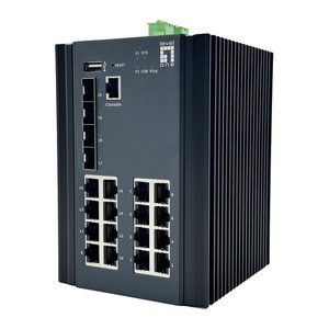 LevelOne Industr.Switch 16xGE/4xSFP/4x2.5GSFP Managed L2