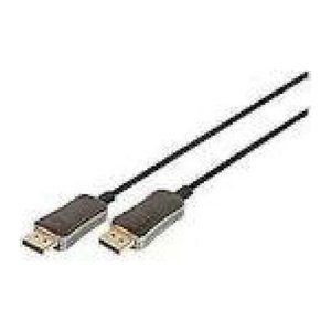 DIGITUS DisplayPort/DisplayPort Glasfaserkabel AK-340107-150-S 10,0 m schwarz, 1 St.