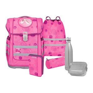 Mc®Neill Schulranzen-Set COMPACTO PINKY Kunstfaser pink