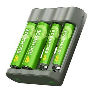 GP DE B441 USB-Akku-Ladegerät inkl. Akkus