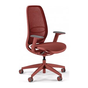 sedus Bürostuhl se:air, Ai-821/005 Stoff rot, Gestell rot