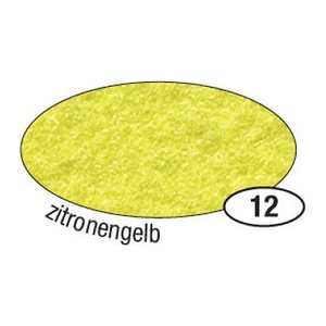 folia Bastelfilz zitronengelb 10 Bogen
