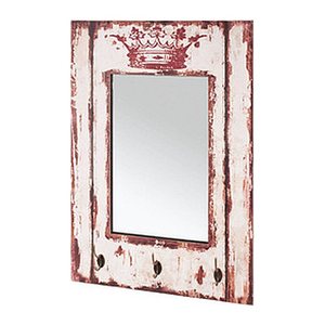 HAKU Möbel Wandgarderobe 89993 Vintage Holz 3 Haken 52,0 x 80,0 cm, 1 St.