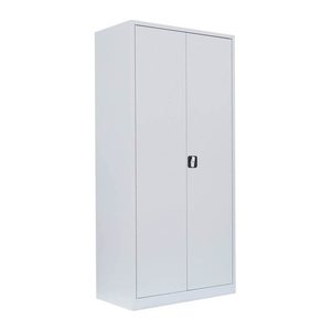 LÜLLMANN Stahlschrank 530340 lichtgrau 4 Fachböden 92,5 x 42,2 x 195,0 cm, aufgebaut, 1 St.