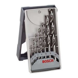 BOSCH Metallbohrer-Set HSS-G Mini X-Line Pro, 7-teilig