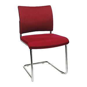 Topstar Besucherstühle Visit 20 NV390 G21 rot Stoff, 2 St.