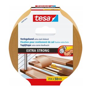 tesa EXTRA STRONG doppelseitiges Klebeband 50,0 mm x 25,0 m, 1 Rolle