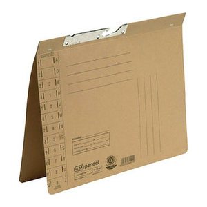 ELBA Pendelhefter Karton naturbraun DIN A4 1x Amtsheftung, 1 St.