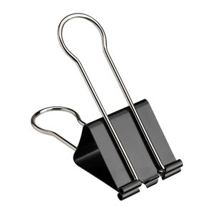 Gowi Foldbackklammer schwarz 6,0 cm, 1 St.