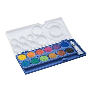 LAMY aquaplus blau Wasserfarbkasten 12 Farben