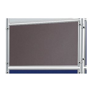 FRANKEN Trennwand ECO, doppelseitig, grau 120,0 x 60,0 cm, 1 St.