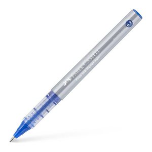 FABER-CASTELL Free Ink Tintenroller grau 0,4 mm, Schreibfarbe: blau, 1 St.