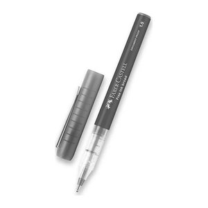 FABER-CASTELL Free Ink Tintenroller grau 0,8 mm, Schreibfarbe: rot, 1 St.