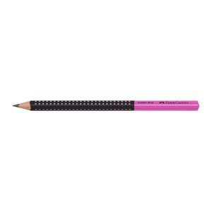 FABER-CASTELL Bleistift HB schwarz/pink, 1 St.