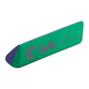 FABER-CASTELL Radiergummi Dino Dust free grün/blau, 1 St.