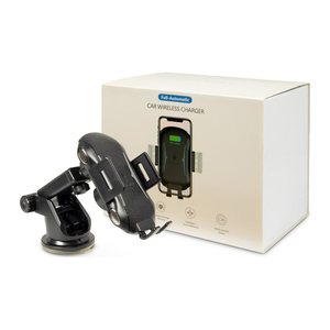 Inter-Tech Kfz-Schnellladegerät MTH-100-10W Qi Wireless,schw