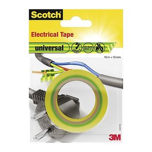 Scotch universal Electrical Tape Isolierband grün 15,0 mm x 10,0 m 1 Rolle