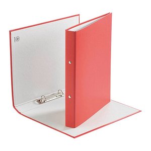 DONAU Ringbuch 2-Ringe rot 2,5 cm DIN A4, 1 St.