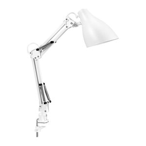 OSRAM Office Line Desk Pear Clip E27 LED Schreibtischlampe weiß 11 W mit Tischklemme