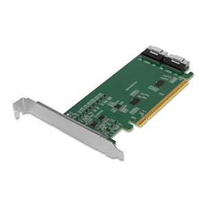 IcyDock Adapter 2x SlimSAS 8i to PCIe Adapter with Redriver