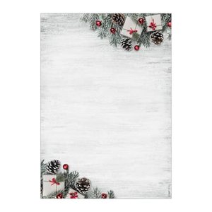 SIGEL Weihnachtsbriefpapier Skandinavian Christmas Motiv DIN A4 90 g/qm 100 Blatt
