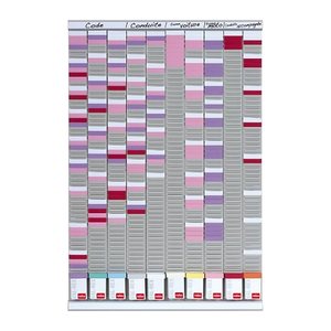 nobo Stecktafel 64,5 x 96,0 cm 10 Spalten