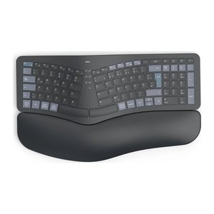 hama WK-900 ergonomische Tastatur kabellos schwarz