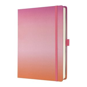 SIGEL Notizbuch JOLIE Bullet ca. DIN A5 punktkariert, pink/rosa/orange Hardcover 200 Seiten, 1 St.