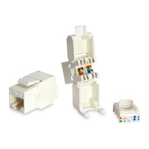 Equip Keystone Jack ungeschirmt Cat6 wzf.8Stk sw