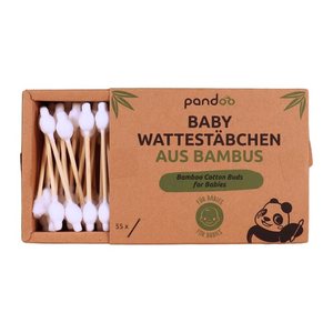 pandoo Wattestäbchen Baby weiß, 55 St.