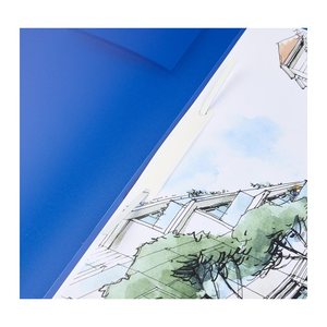 BRUNNEN Schnellhefter FACT!pp Kunststoff blau transluzent DIN A4, 1 St.
