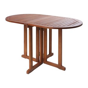 Garden Pleasure Gartentisch BALTIMORE braun oval 120,0 x 70,0 x 73,0 cm