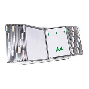 tarifold Sichttafelsystem 434400 DIN A4 grau mit 40 St. Sichttafeln, 1 St.