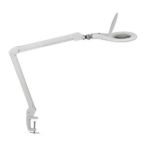 MAUL MAULmakro LED Lupenleuchte weiß 8 W mit Tischklemme