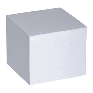 LANDRE Zettelklotz geleimt 9x9 cm ca. 700 Blatt weiß