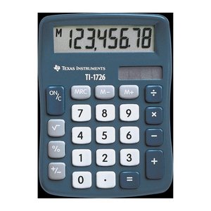 TEXAS INSTRUMENTS TI-1726 Taschenrechner blau