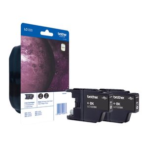 brother LC-1220BK schwarz Druckerpatronen, 2er-Set