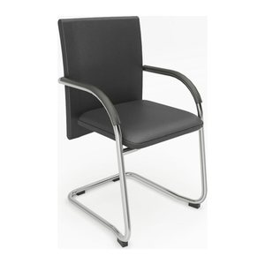 BISLEY Besucherstühle Classy BSFP2733 schwarz Stoff, 2 St.